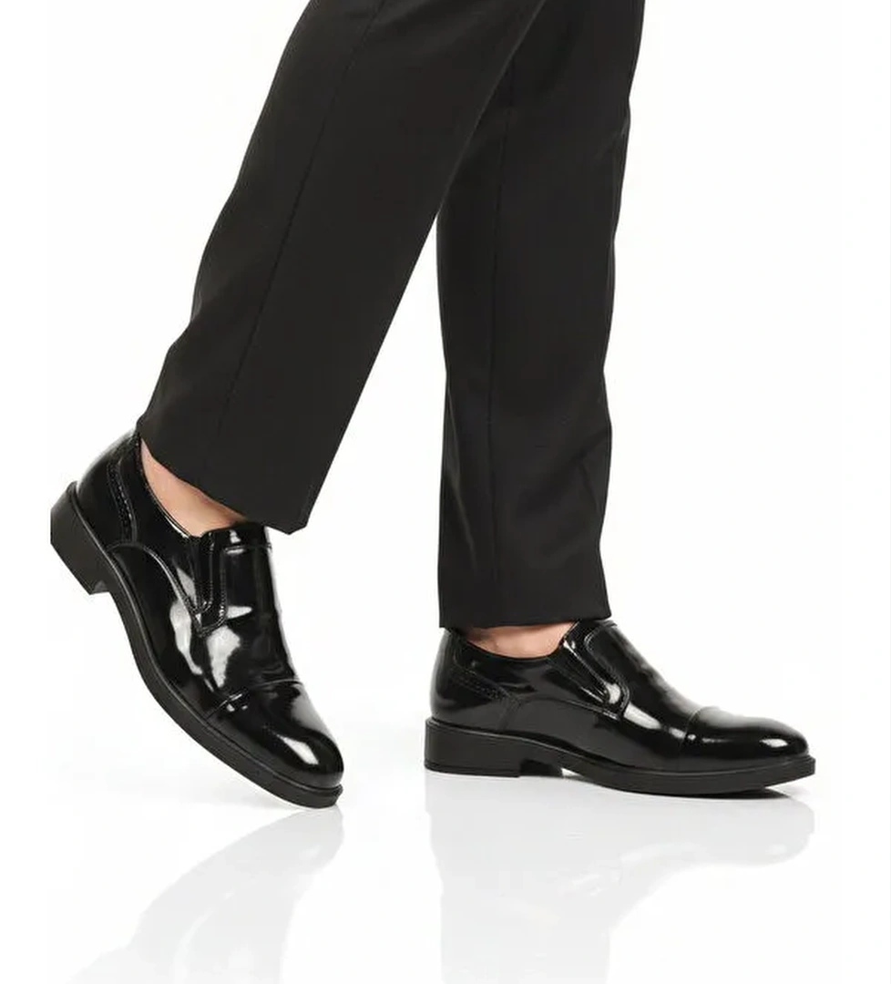 Ayakmod Siyah Ayakmod Hakiki Deri Erkek Klasik Ayakkabı 022 M