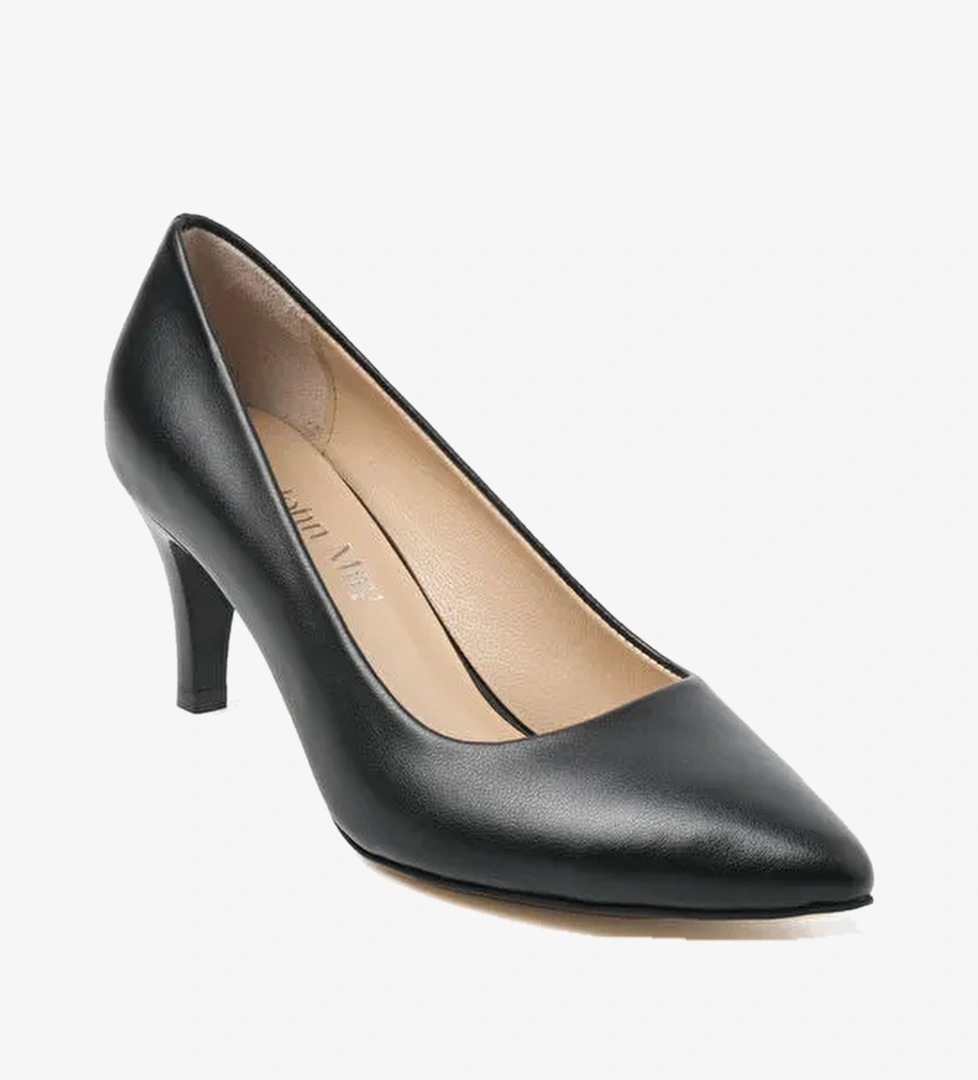 John May Siyah John May Stiletto Mar Kadın Topuklu/ MAR-23K-191-327 CİLT