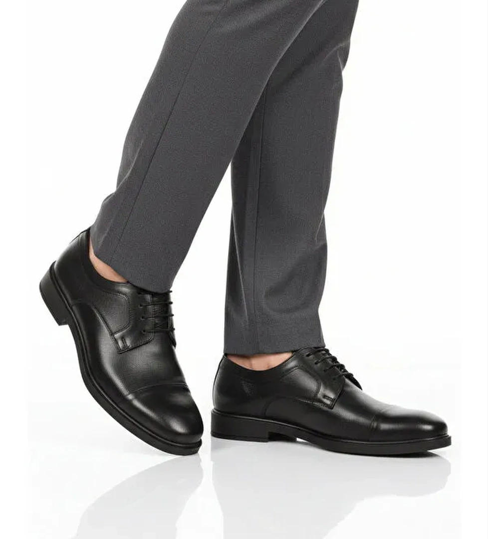 Ayakmod Siyah Ayakmod Hakiki Deri Erkek Casual Ayakkabı 917 M