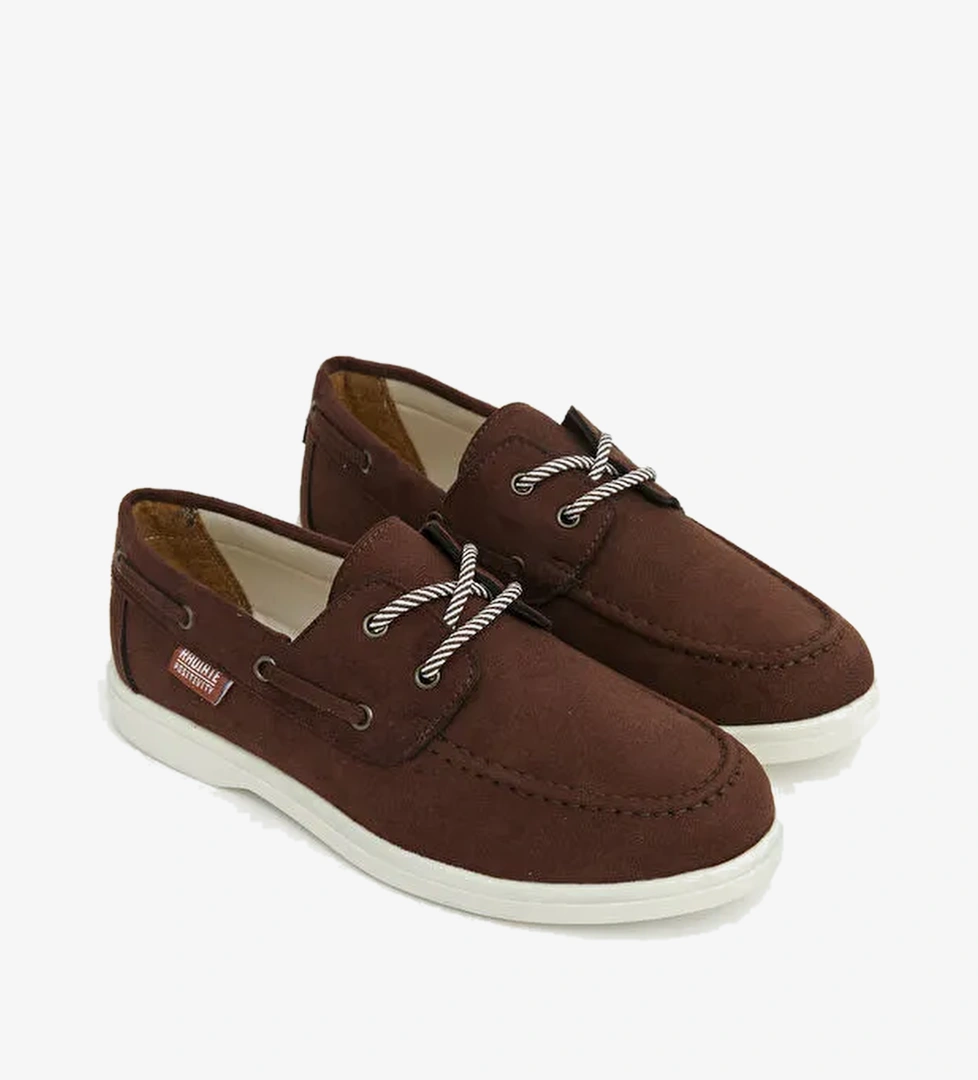 Lcw Steps Kahverengi Lcw Steps Bağcıklı Erkek Çocuk Klasik Ayakkabı