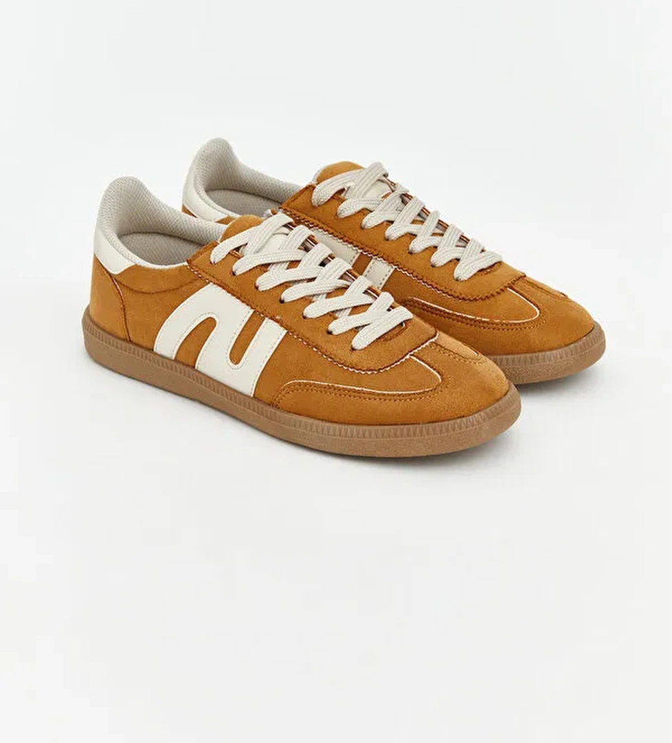 Lcw Steps Bej Lcw Steps Süet Görünümlü Kadın Spor Ayakkabı