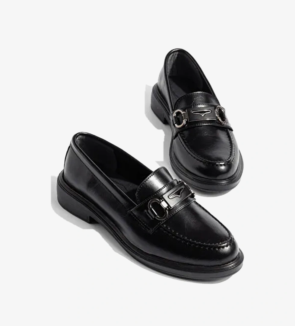 D705 Gunluk Ortopedik Kadin Loafer Ayakkabi
