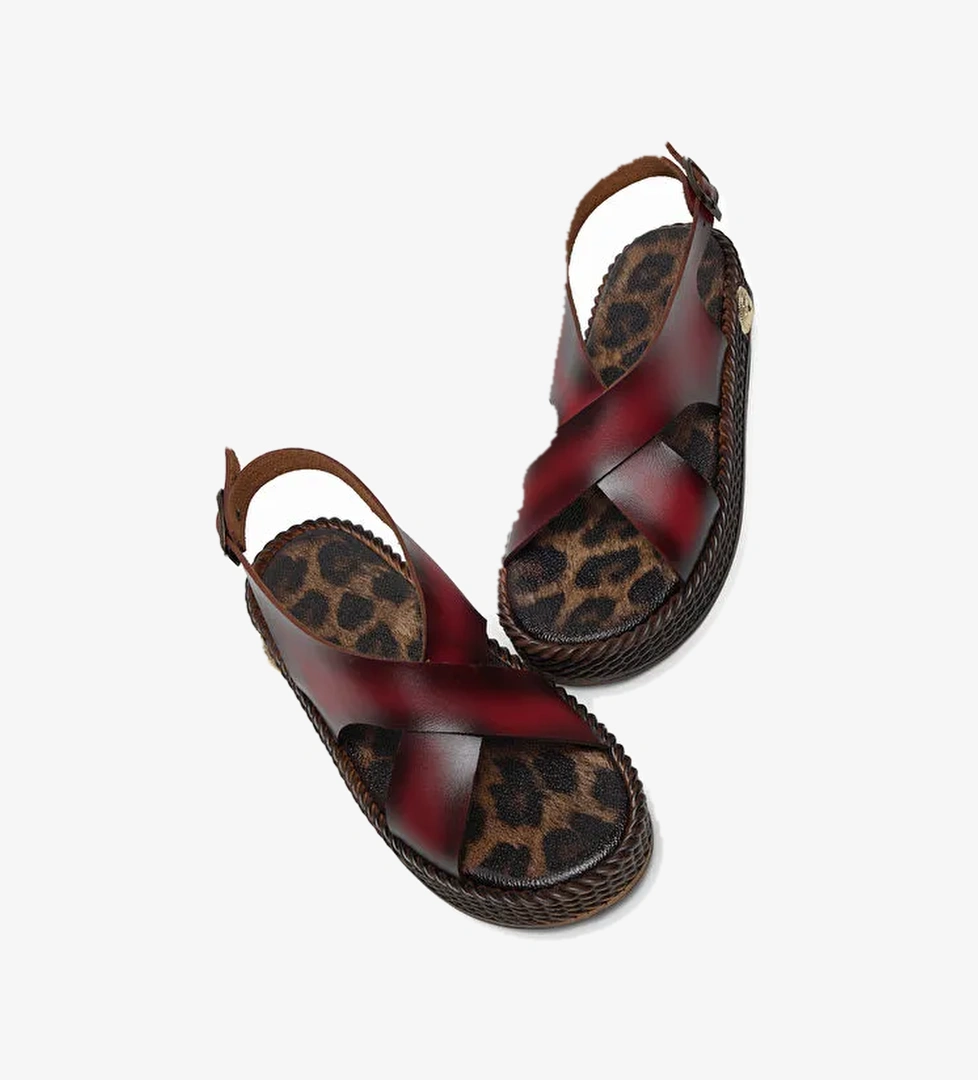 Tonny Black Yeşil Tonny Black Poli Taban Kadın Rahat Çapraz Bantlı Sandalet