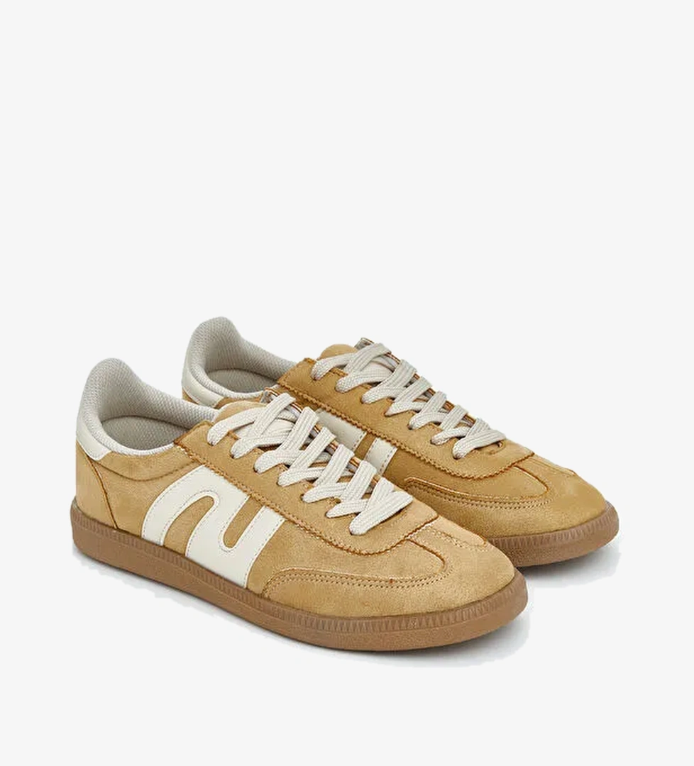 Lcw Steps Bej Lcw Steps Süet Görünümlü Kadın Spor Ayakkabı