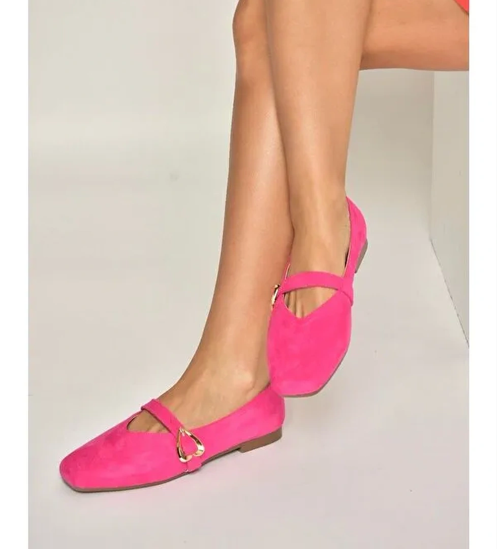 Fox Shoes Pembe Fox Shoes Babet Kadın Y726632602