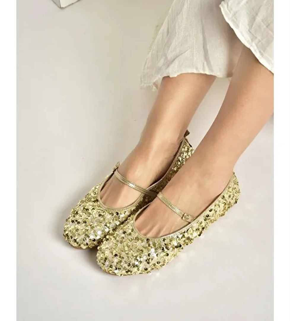 Fox Shoes Sarı Fox Shoes Babet Kadın Y250322040