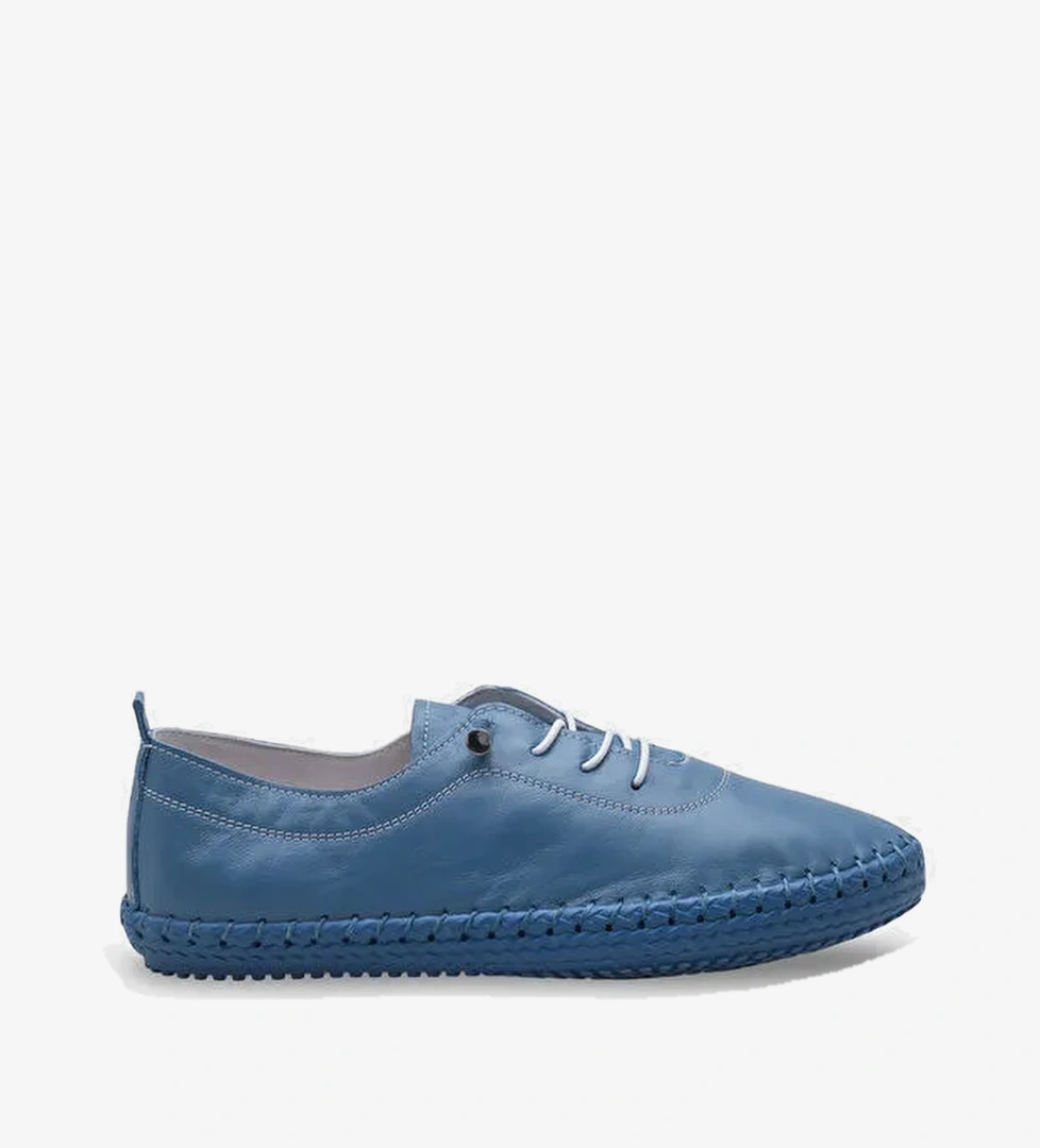 Fina Hakiki Deri Soft Konfor Tabanli Kadin Sneaker