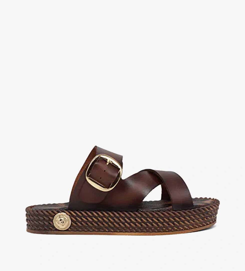 Tonny Black Siyah Tonny Black Poli Taban Kadın Rahat Dolgu Çapraz Bantlı Terlik