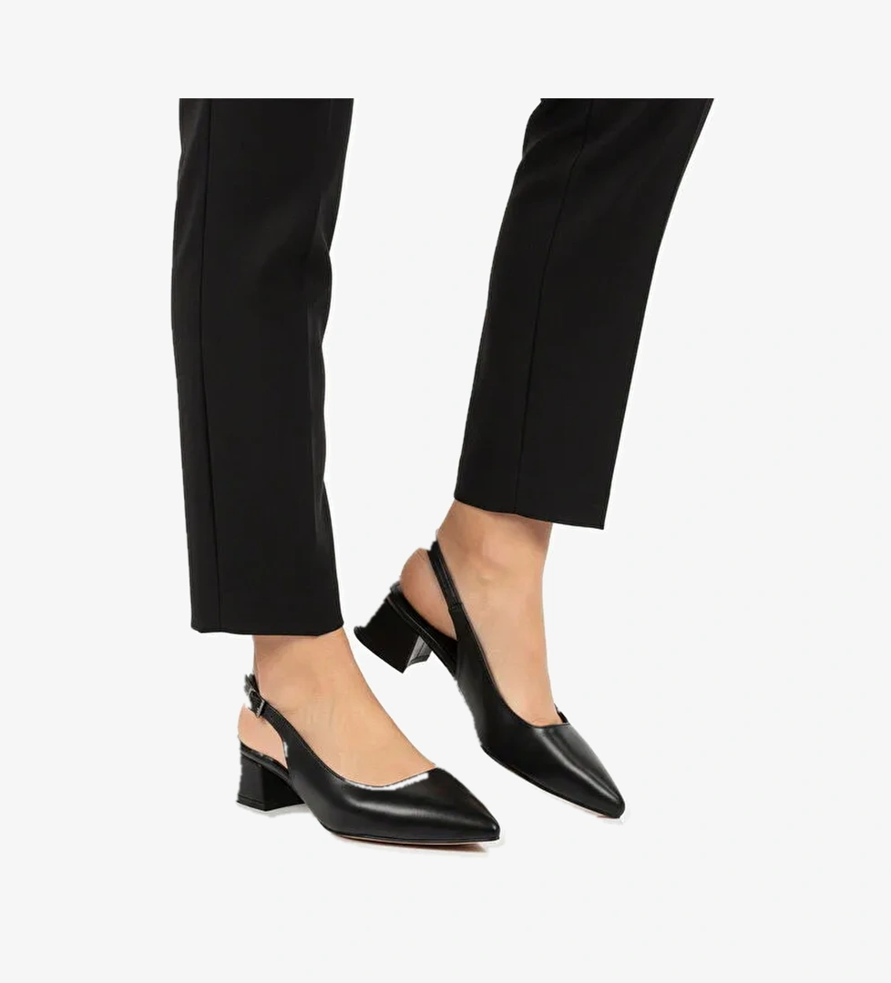 Ayakmod Siyah Ayakmod Abiye Kadın Topuklu Ayakkabı 323101 Z