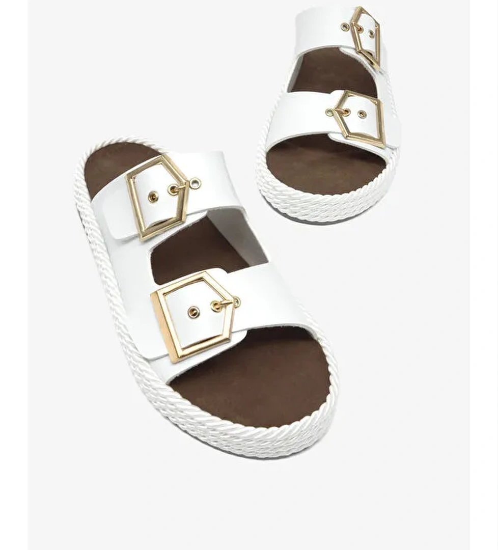 Tonny Black Siyah Tonny Black Rahat Kalip Kadın Hazır Taban Tokalı Terlik