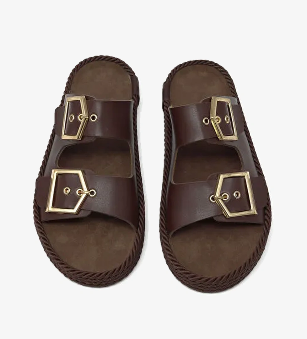 Tonny Black Siyah Tonny Black Rahat Kalip Kadın Hazır Taban Tokalı Terlik