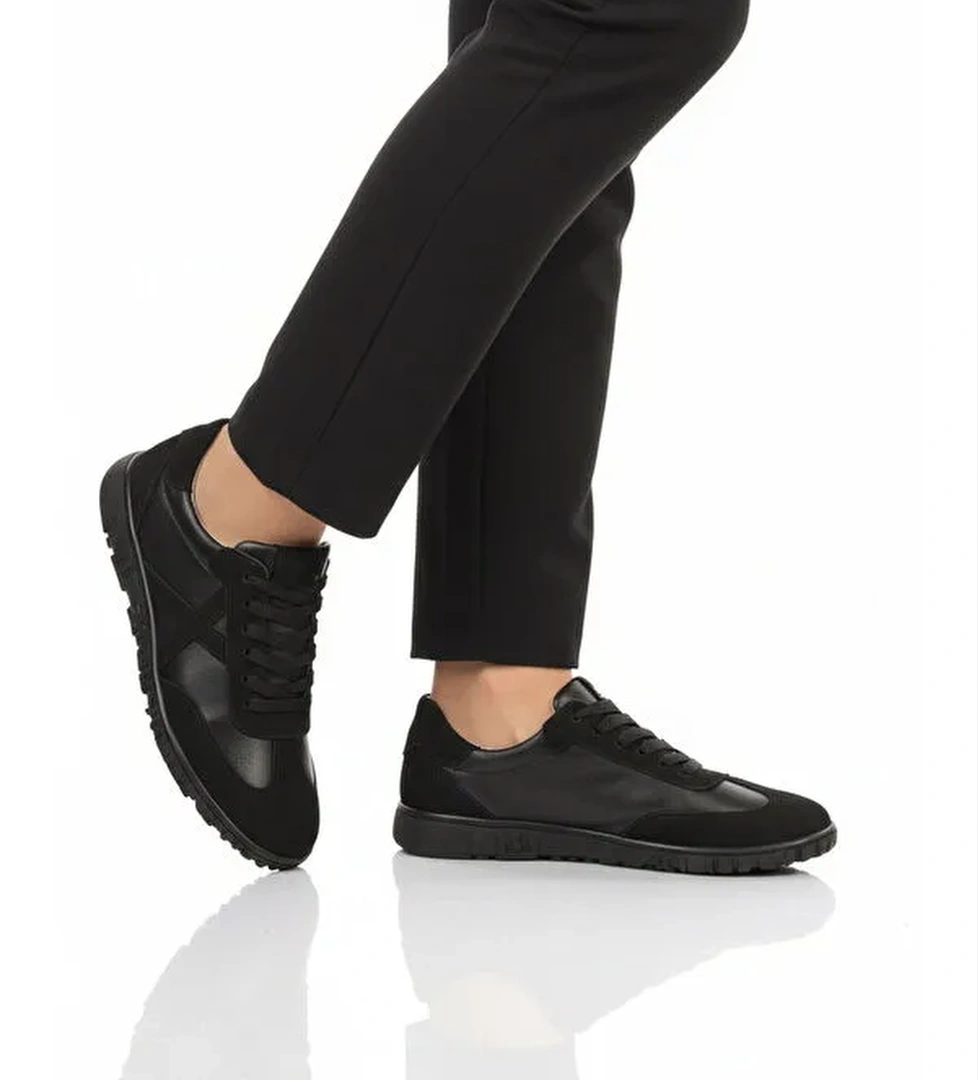 Ayakmod Siyah Ayakmod Hakiki Deri Anatomik Kadın Casual Ayakkabı F-003 Z
