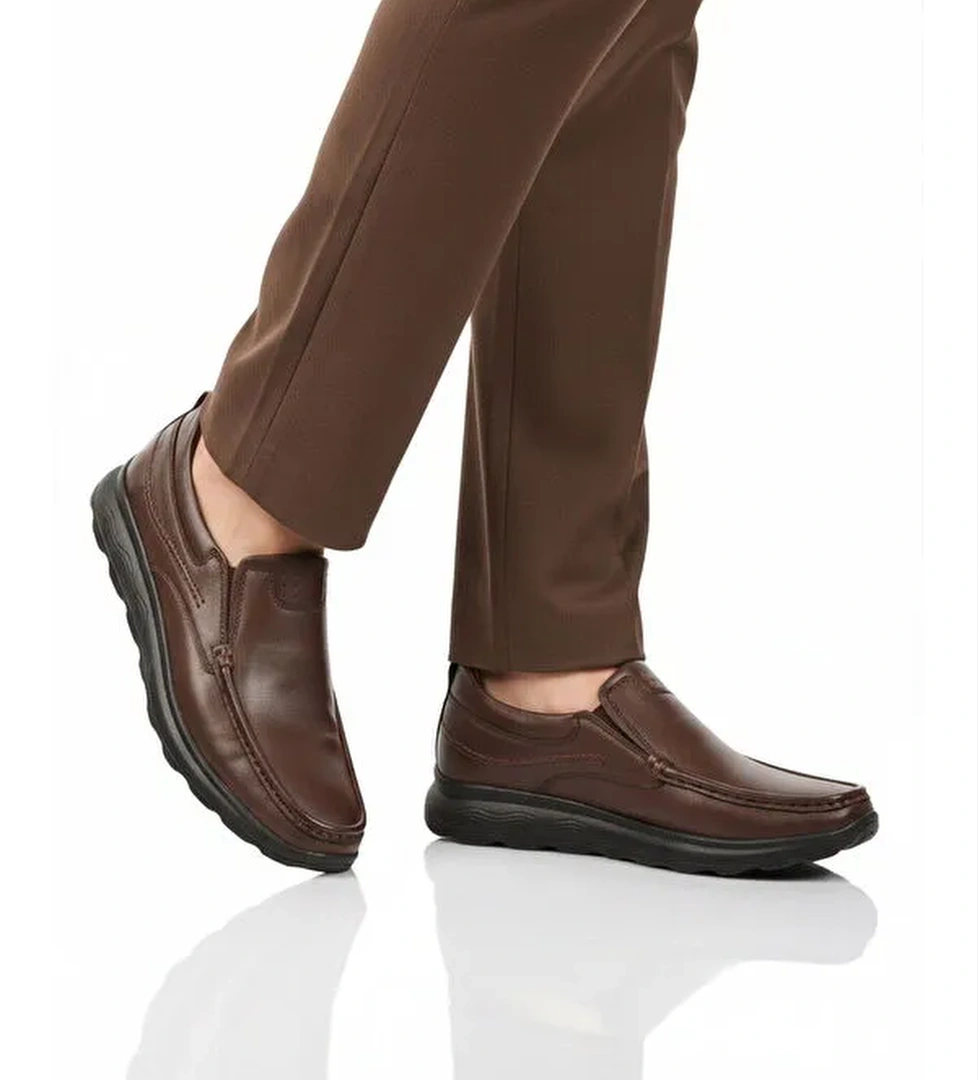 Ayakmod Siyah Ayakmod Premium Hakiki Deri Anatomik Erkek Casual Ayakkabı 2406 M