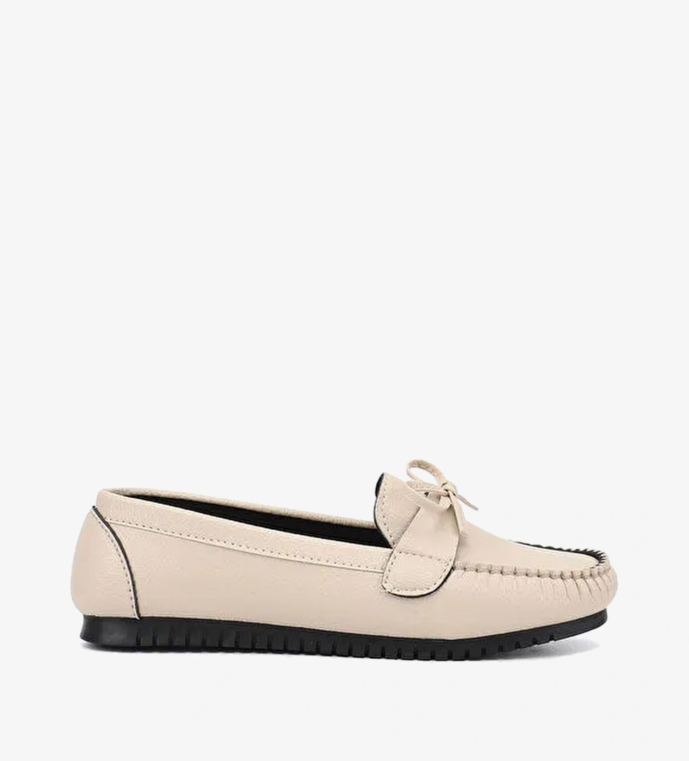 Gonderi(r) Kahverengi Gonderi(r) Taban Kadın Düz Fiyonklu Babet