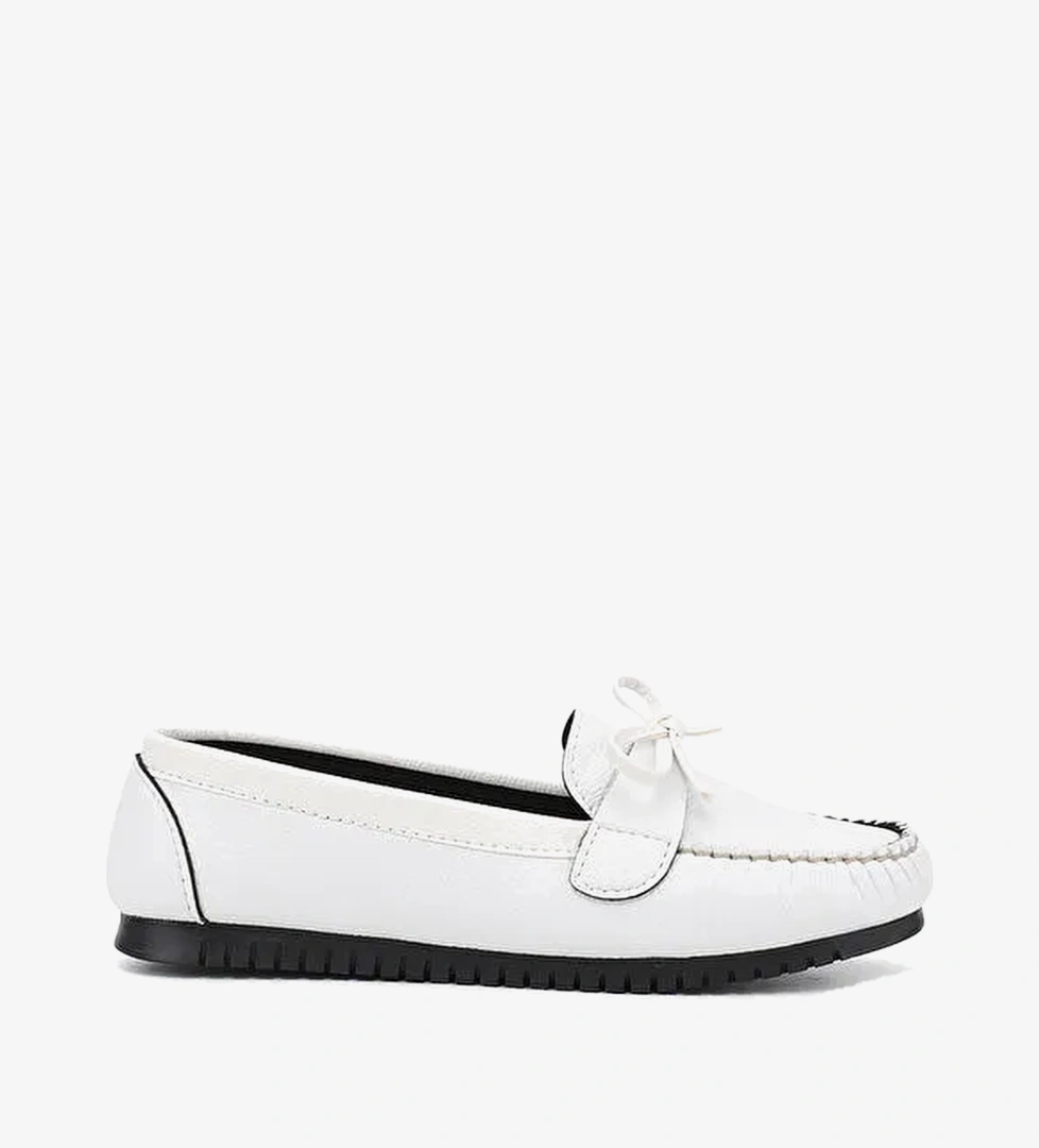 Gonderi(r) Kahverengi Gonderi(r) Taban Kadın Düz Fiyonklu Babet