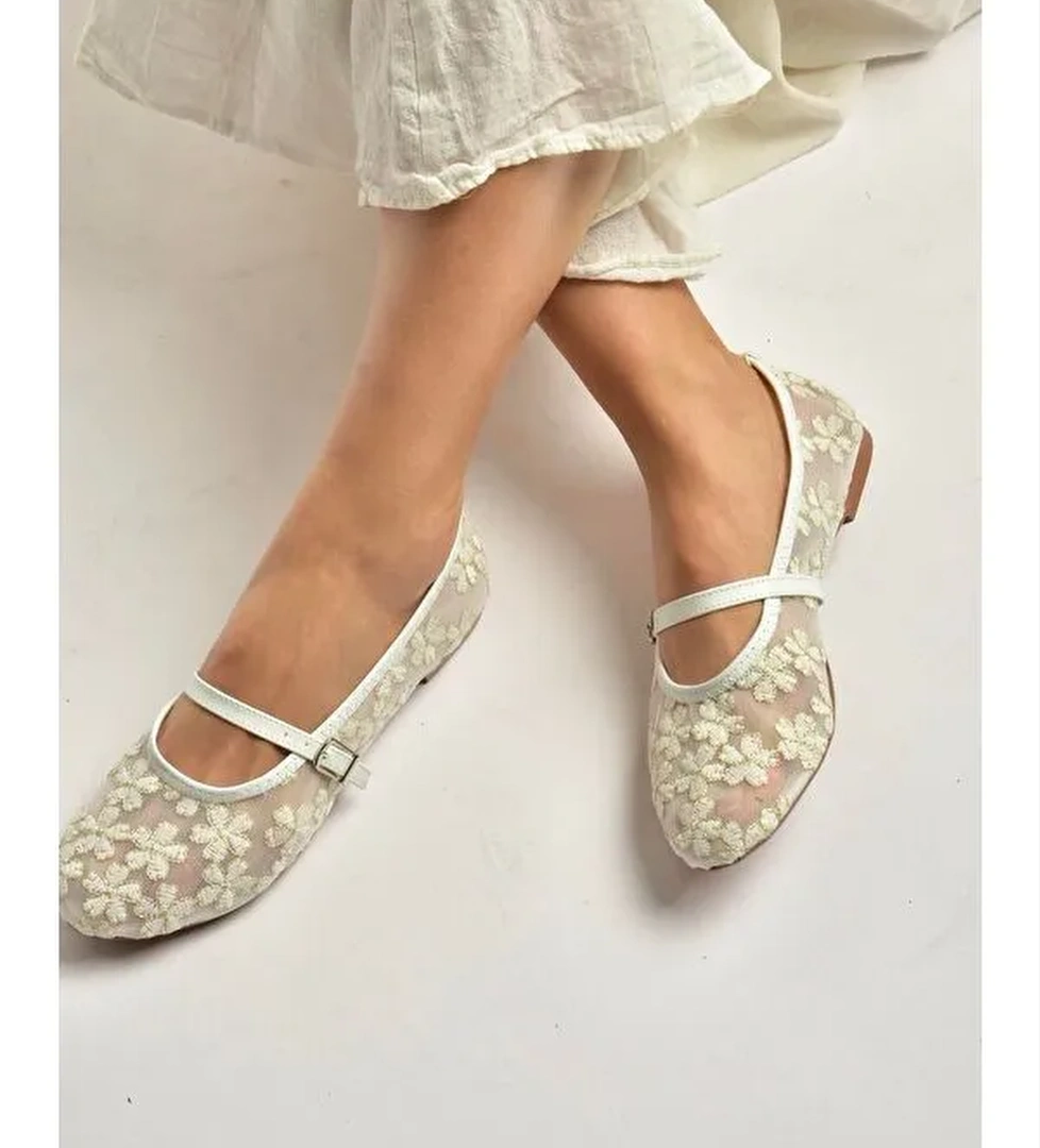 Fox Shoes Bej Fox Shoes Babet Kadın Y726711415