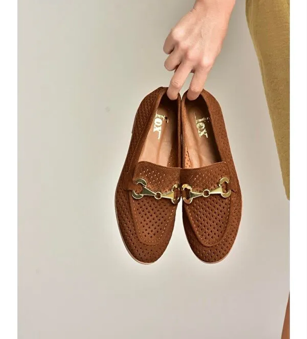 Fox Shoes Kahverengi Fox Shoes Babet Kadın Y291262402