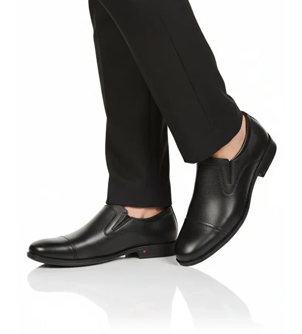 Ayakmod Siyah Ayakmod Premium Hakiki Deri Erkek Klasik Ayakkabı 692 M