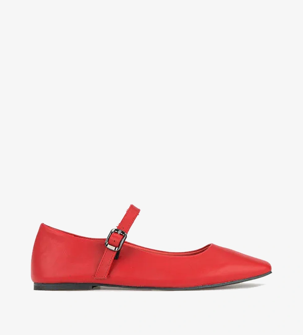 Ziya Ayakkabi Beyaz Ziya Ayakkabi Hakiki Kadın Deri Babet 1611022Z2735