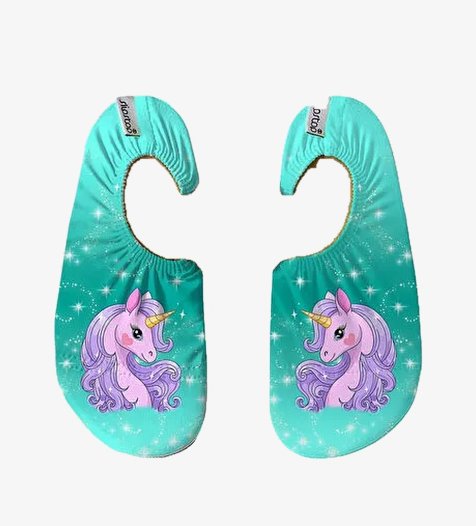 Slipstop Renkli Slipstop Bellissima Unicorn Çocuk Ayakkabısı