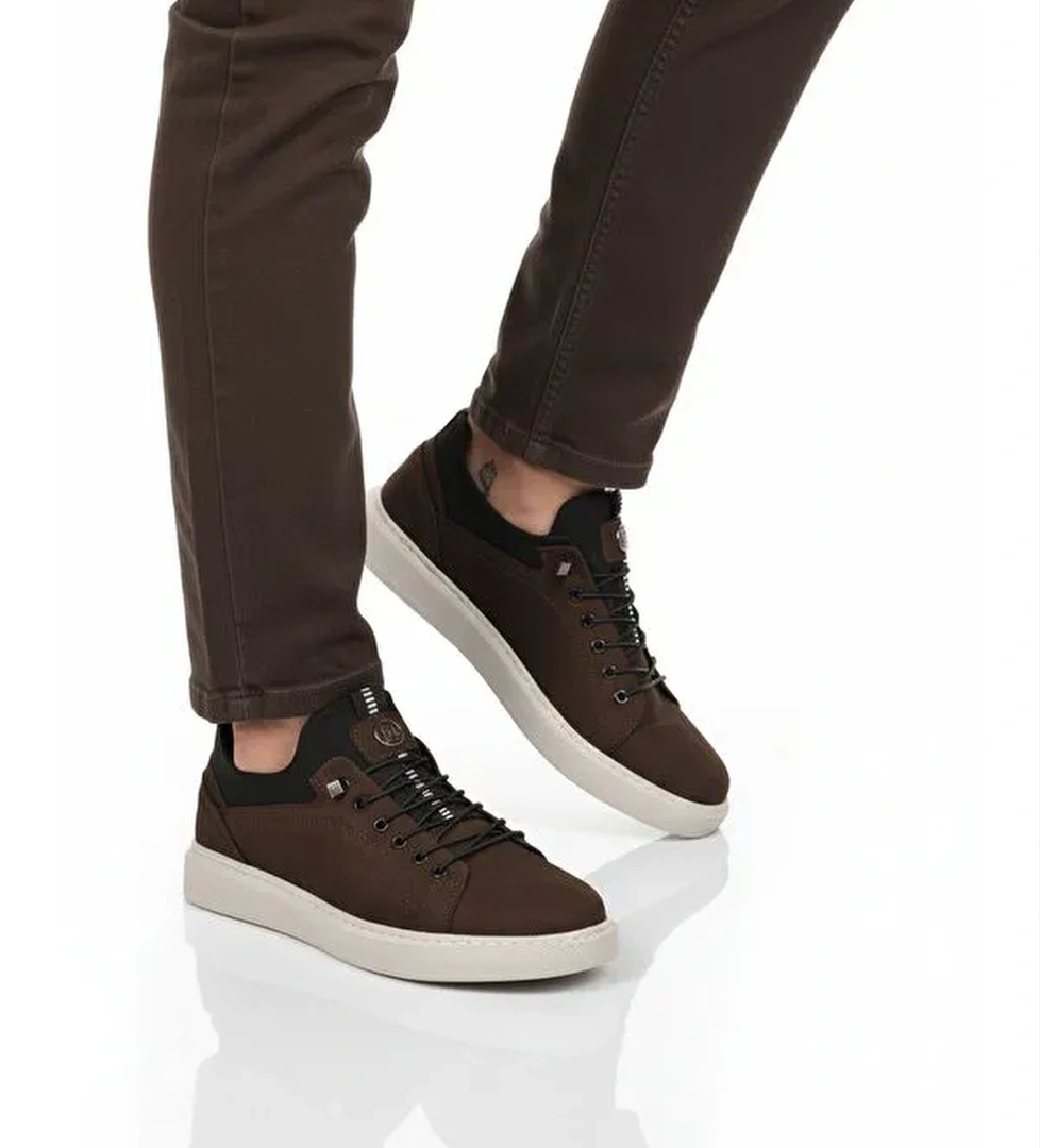 Ayakmod Siyah Ayakmod Nubuk Hakiki Deri Erkek Casual Ayakkabı 140 M