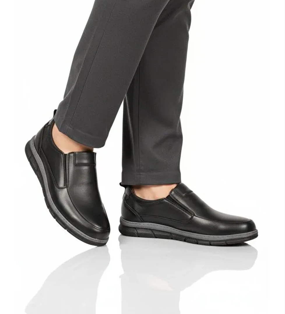 Ayakmod Haki Ayakmod Premium Hakiki Deri Anatomik Erkek Casual Ayakkabı 3704 M