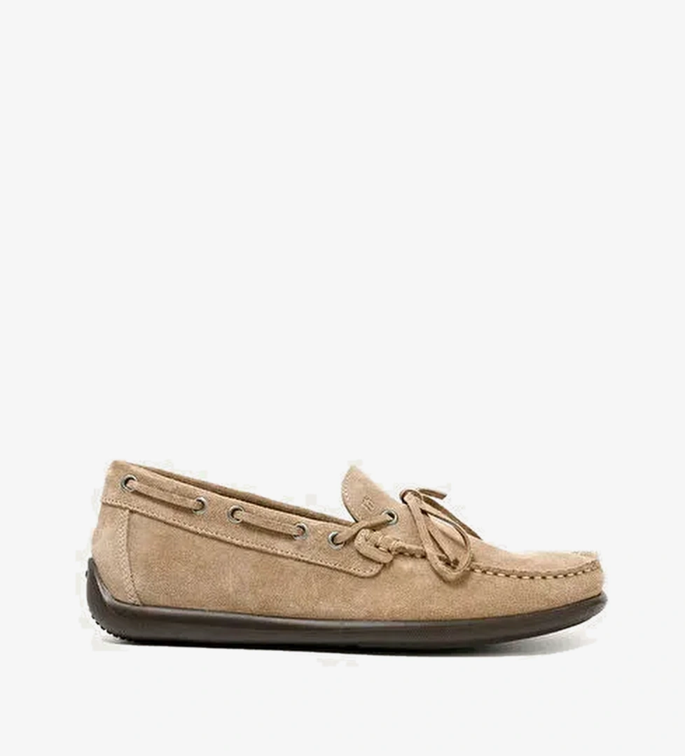 Erkek Klasik Ayakkabi 14D9 CASTORO Casual Suede Boat Lofers