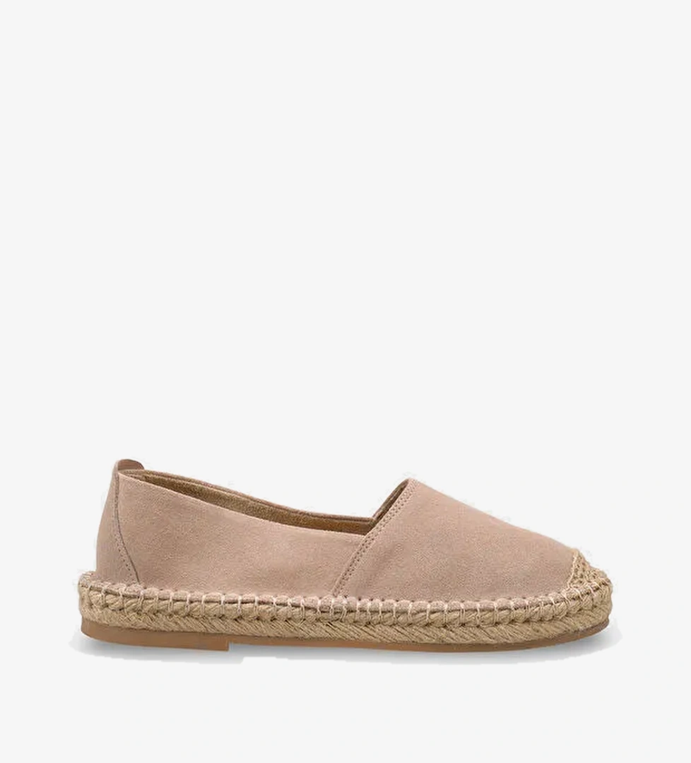 Laurie Hakiki Deri Suet Kadin Espadril
