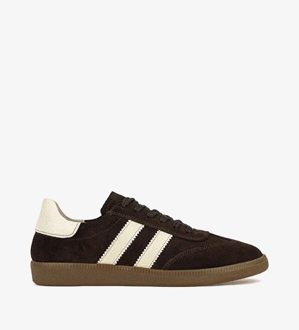 Kadin Hakiki Deri Sneaker 1611035Z64032 Kahve