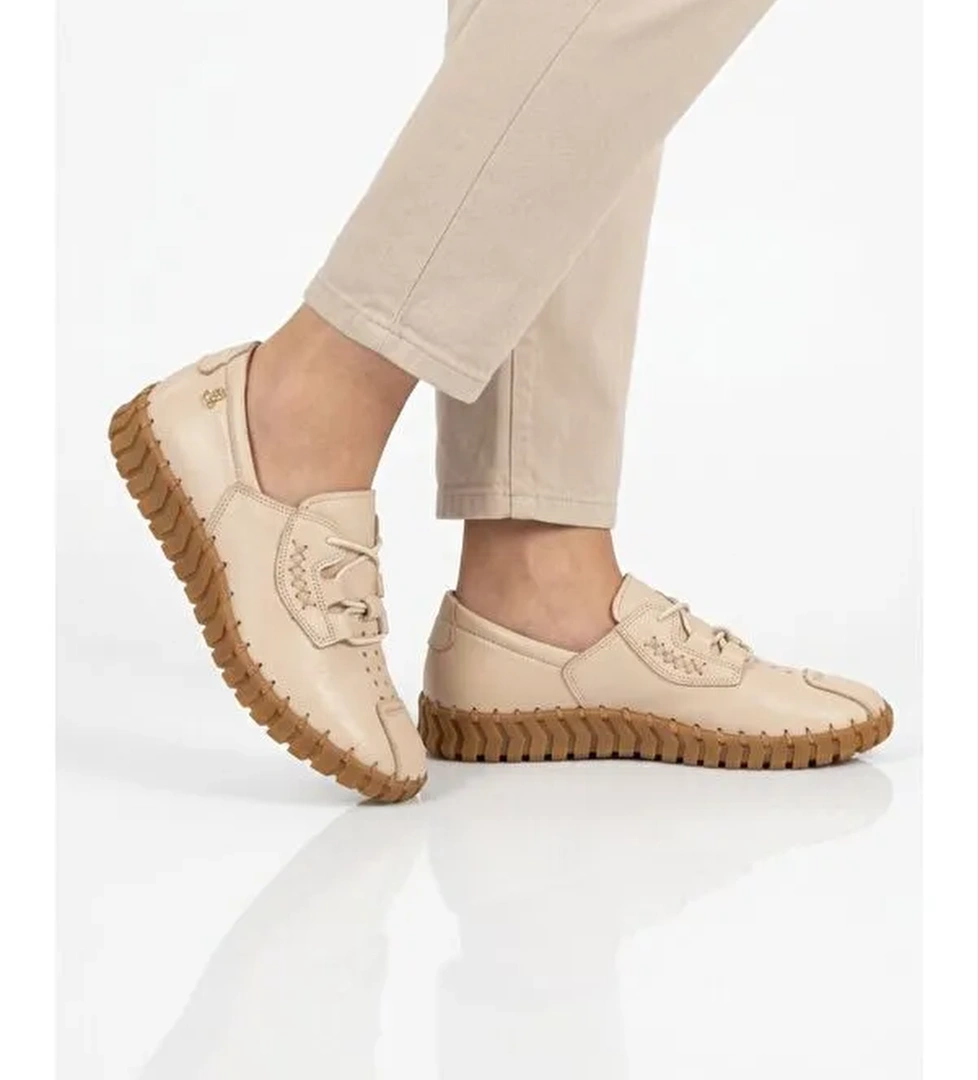 Venüs Bej Venüs Hakiki Deri Kadın Casual Ayakkabı 2010731Y Z