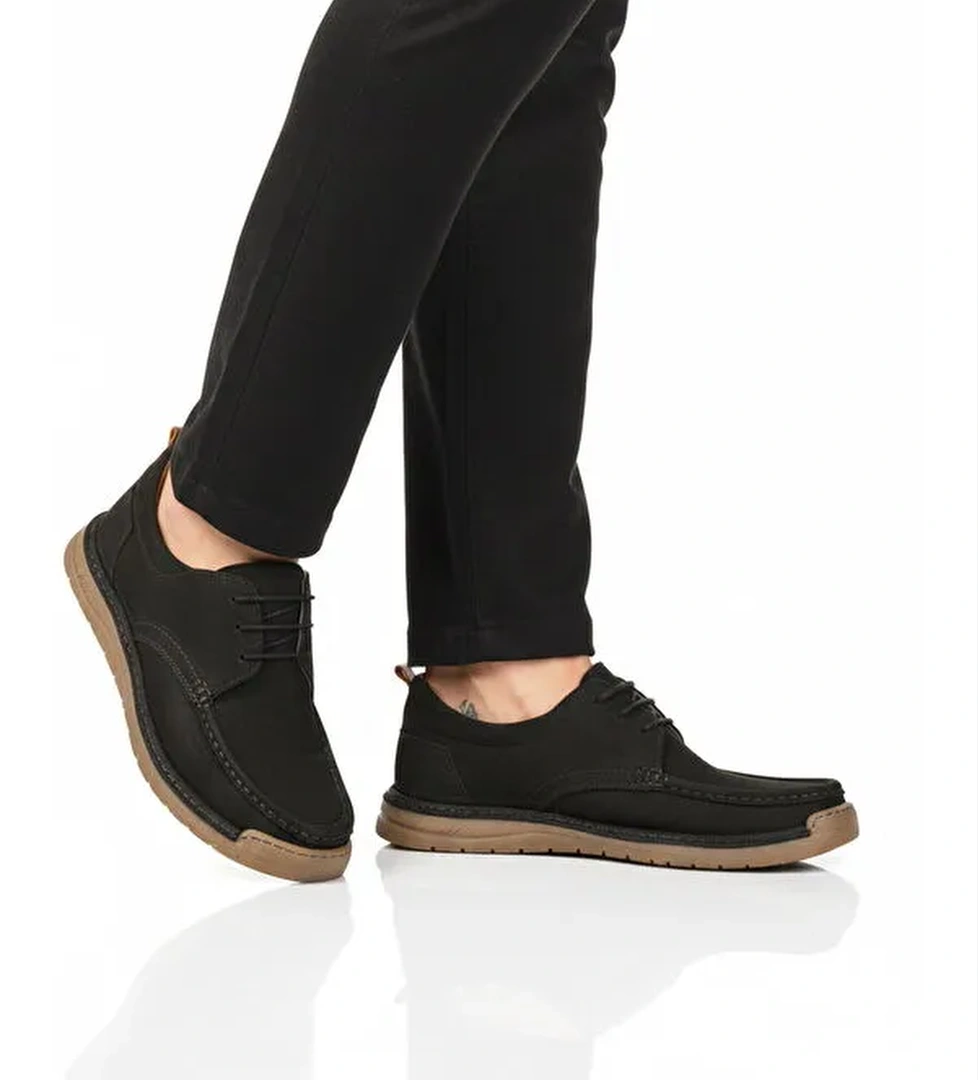 Ayakmod Kum Ayakmod Nubuk Hakiki Deri Erkek Casual Ayakkabı 62401 M