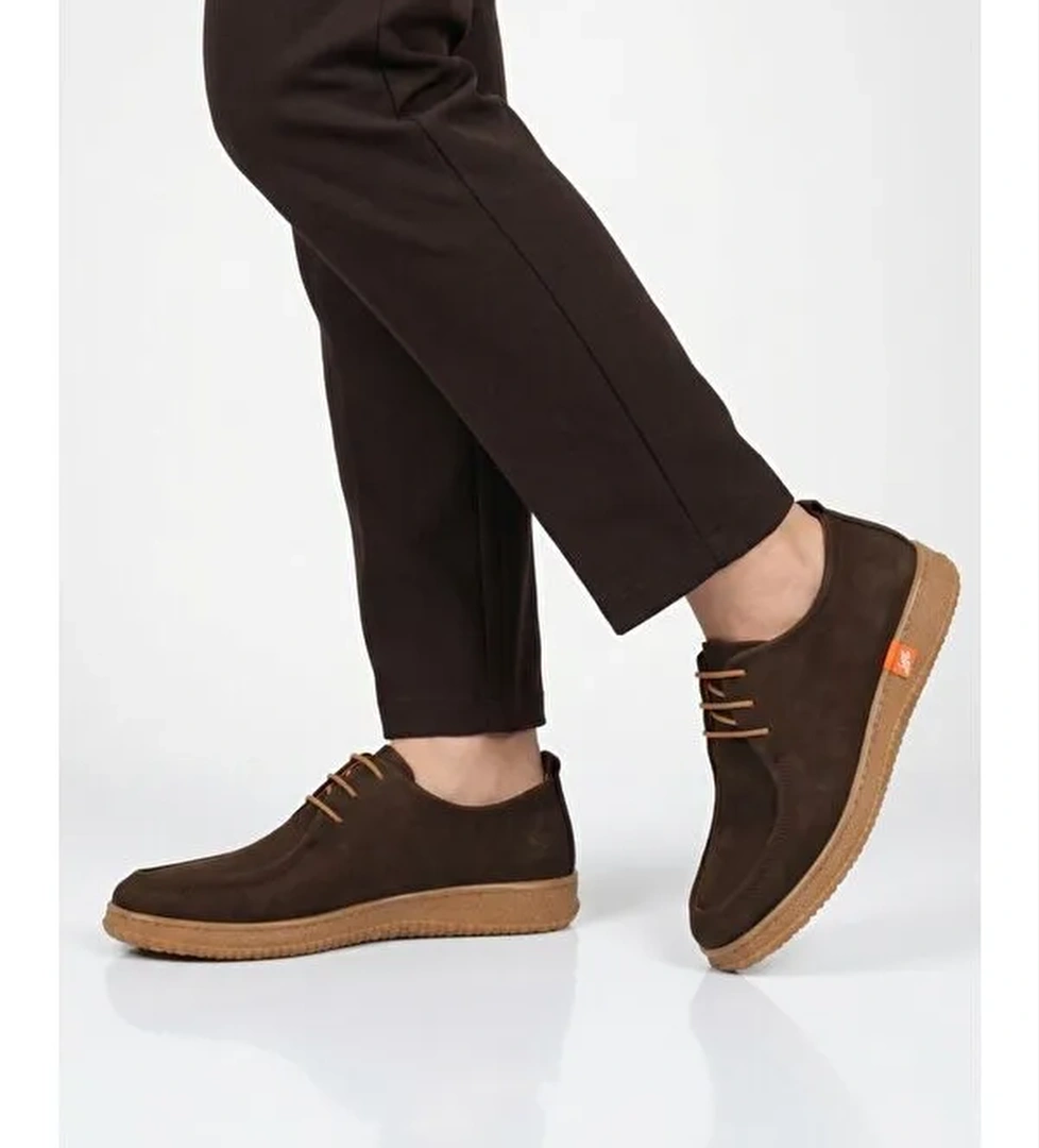 Ayakmod Kahverengi Ayakmod Hakiki Deri Kadın Casual Ayakkabı 2005 Z