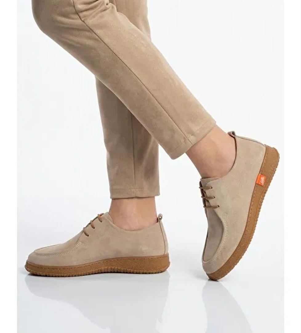 Ayakmod Kahverengi Ayakmod Hakiki Deri Kadın Casual Ayakkabı 2005 Z