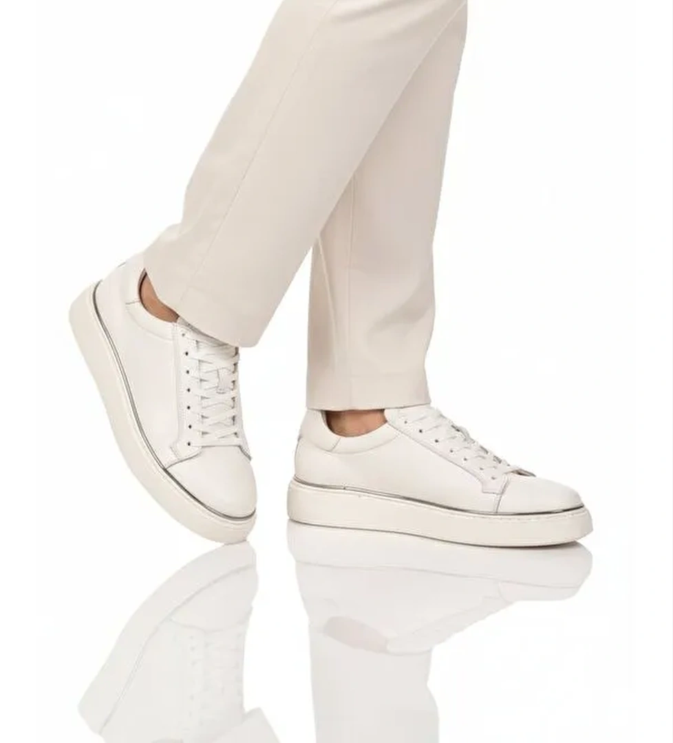 Ayakmod Lacivert Ayakmod Premium Hakiki Deri Erkek Casual Ayakkabı 2689 M