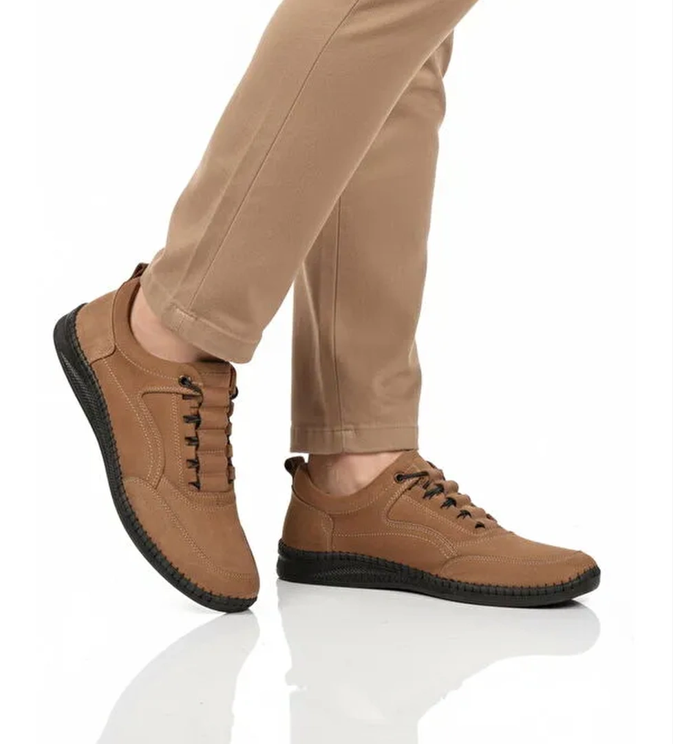 Ayakmod Siyah Ayakmod Premium Hakiki Deri Erkek Casual Ayakkabı 2101 M