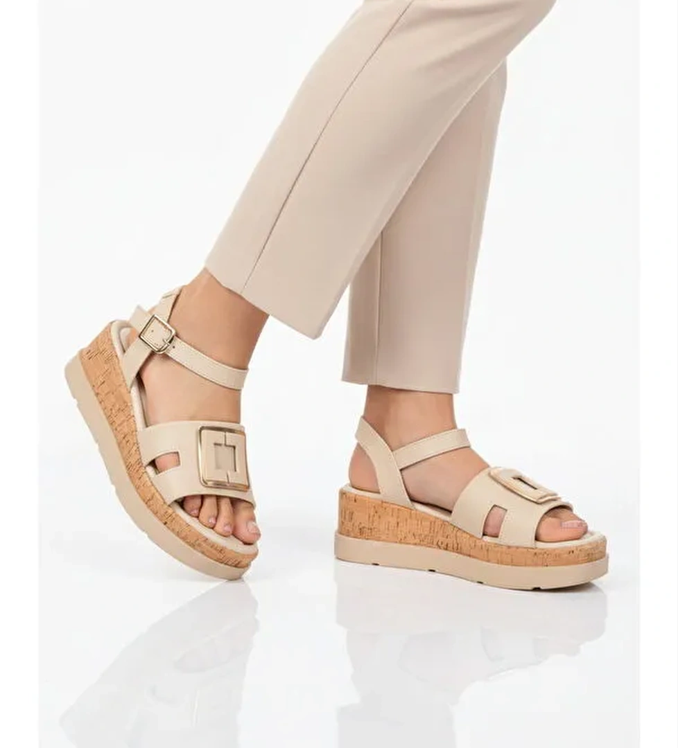 Ayakmod Siyah Ayakmod Hafif Kadın Topuklu Sandalet 35181 G