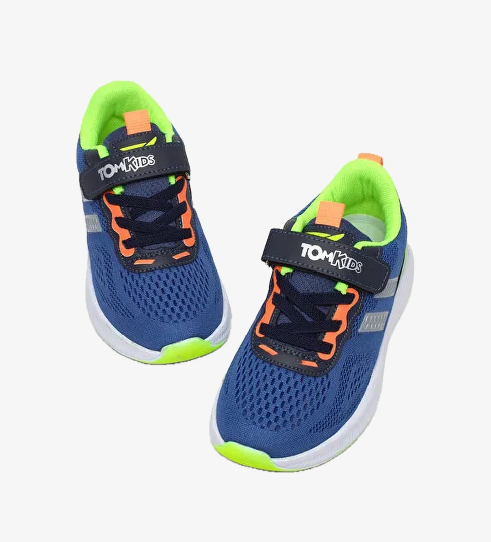 Tonny Black Beyaz Tonny Black Rahat Kalip Çocuk Unisex Nefes Alabilen Cırtlı Bağcıklı Sneaker