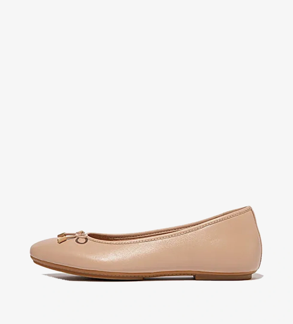 Kadin Babet HX8-288/A69/B41 DELICATO BOW SOFT LEATHER BALLET FLATS