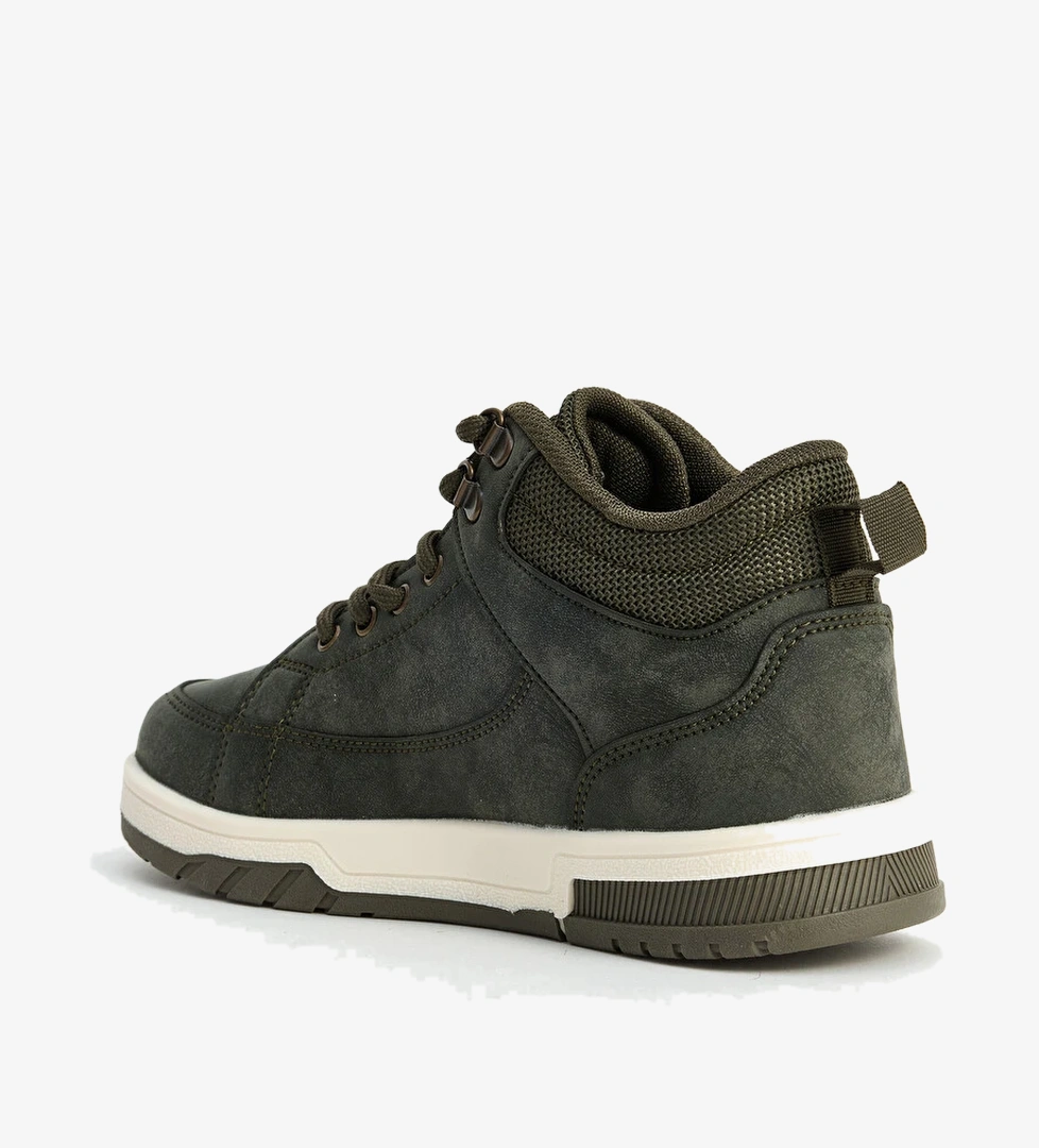 Suet Gorunumlu Bilekli Erkek Cocuk Sneaker