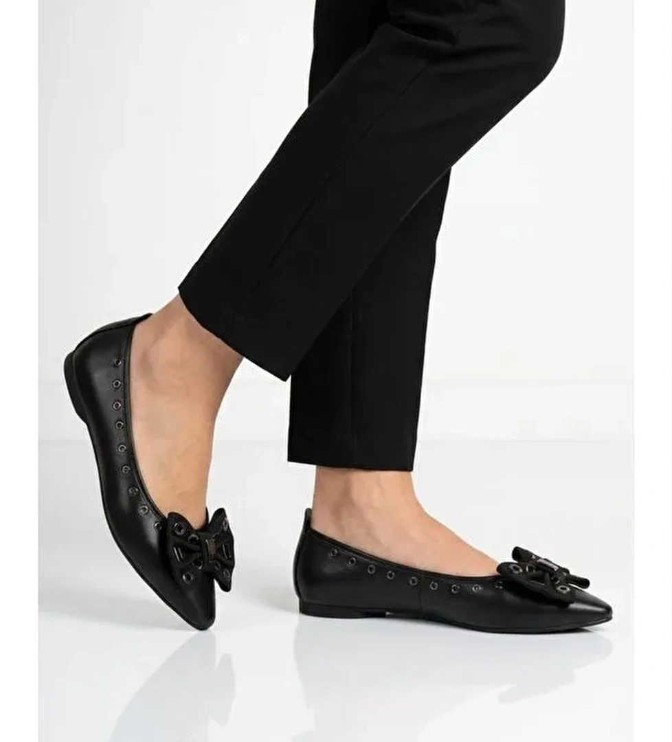 Ayakmod Bej Ayakmod Hafif Esnek Kadın Babet Ayakkabı 351092 Z