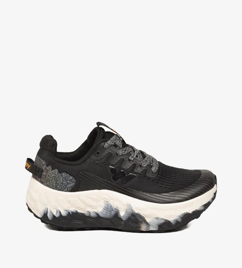 Siyah Beyaz Fileli Hafif Esnek Hafizali Taban Unisex Spor Ayakkabi Flystep G