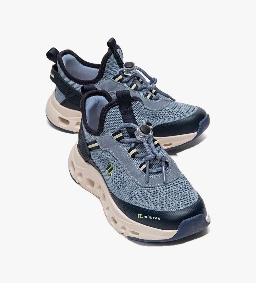 Erkek Cocuk Indigo Laci Gunluk Spor Ayakkabi