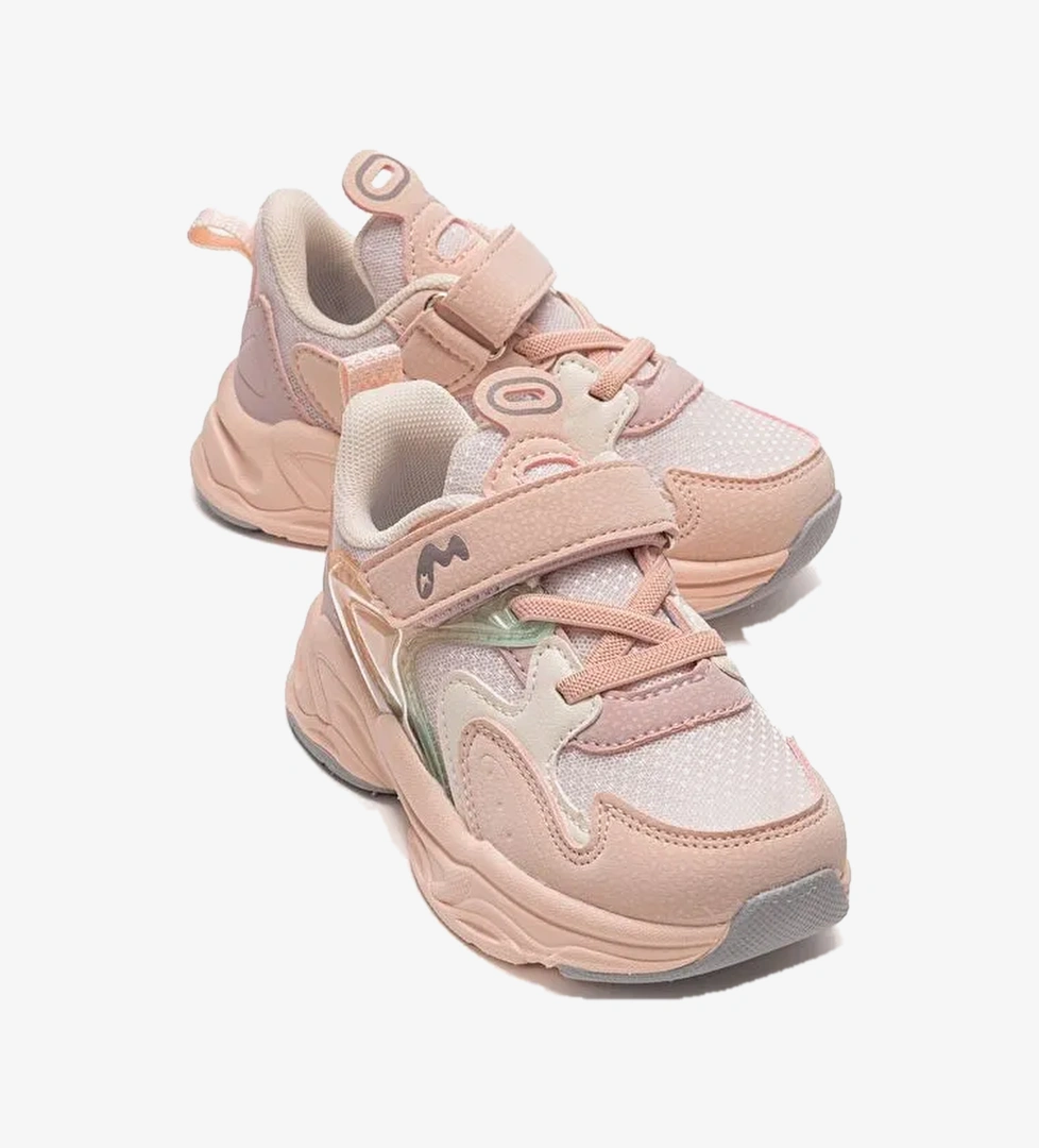 Unisex Cocuk Pudra Gunluk Spor Ayakkabi