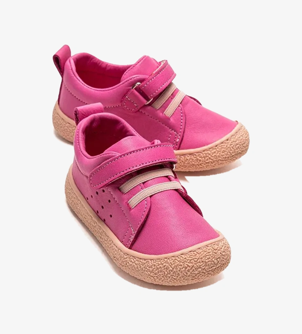 Unisex Bebek Fusya Hakiki Deri Gunluk Ilk Adim Ayakkabi