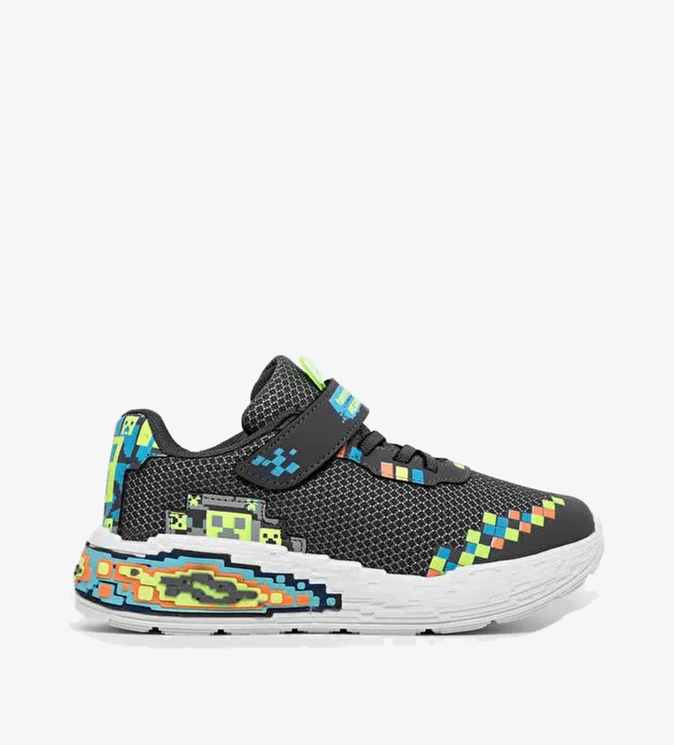 Cocuk Unisex Fume Rahat Kalip Nefes Alabilen Cirtli Isikli-Isiksiz Sneaker