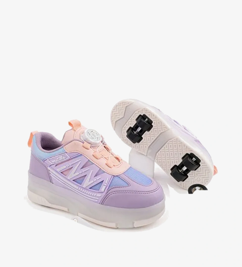 SKATE Cocuk Isikli Patenli Tekerlekli Sneaker Spor Ayakkabi