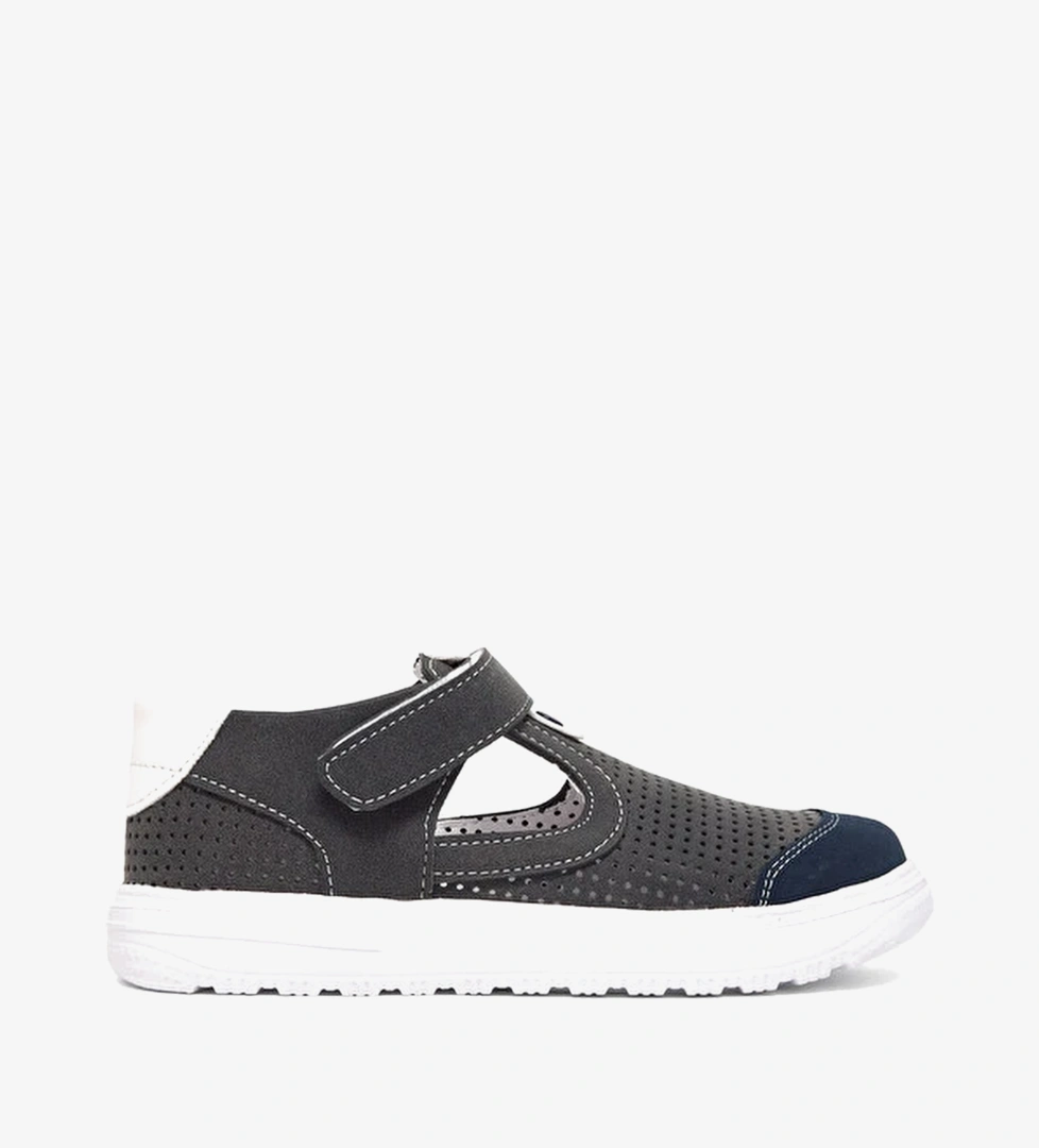 Cocuk Unisex Gri Cocuk Cirtli Sandalet