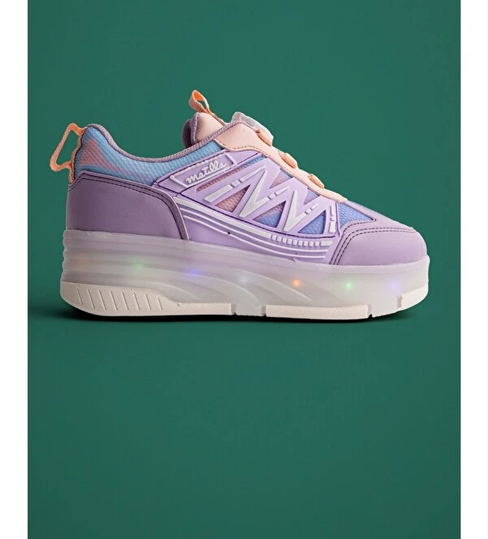 SKY Cocuk Isikli Patenli Tekerlekli Sneaker Spor Ayakkabi