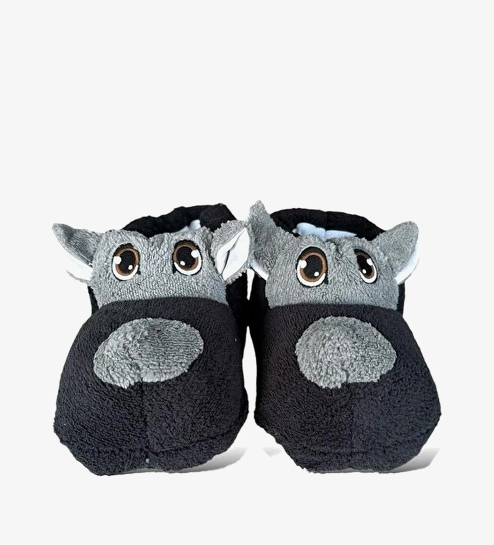 Unisex Panduf Ses Yapmayan Ev Patigi SIyah - Fume