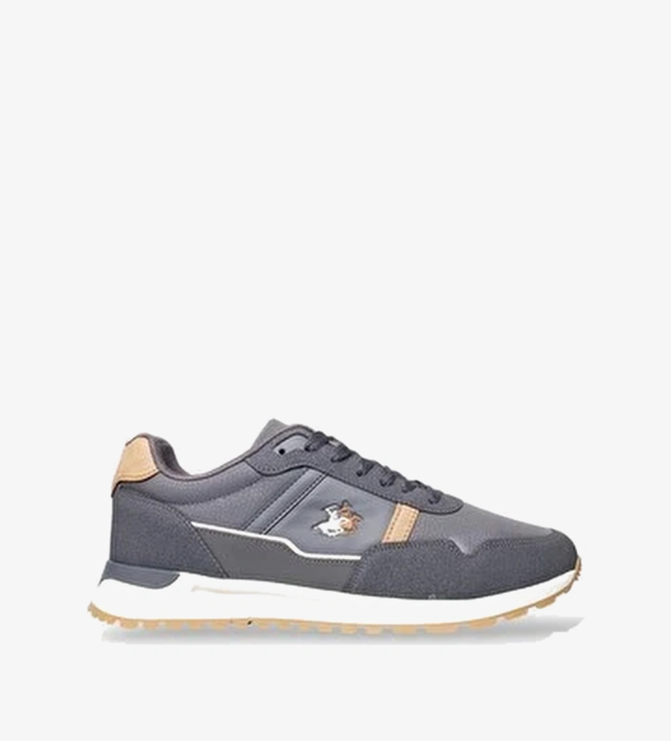Erkek Ortopedik Cilt Gunluk Yuruyus Kosu Sneaker Spor Ayakkabi Fume
